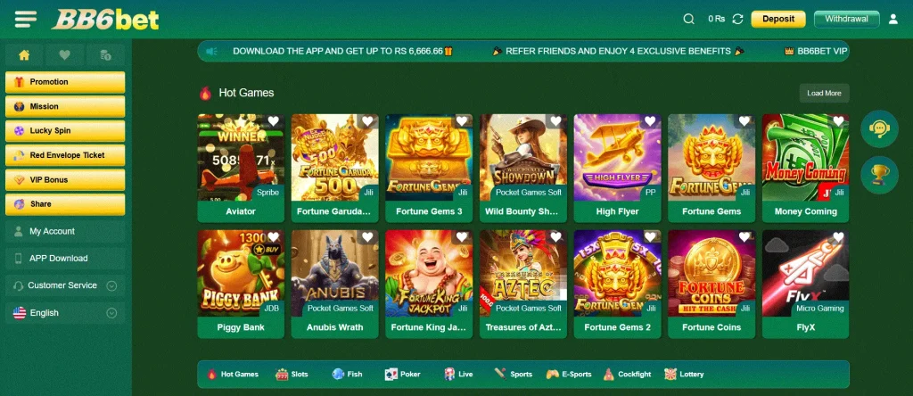 BB6bet game