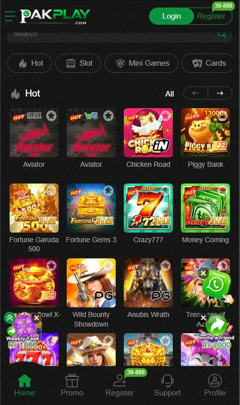 pakplay game